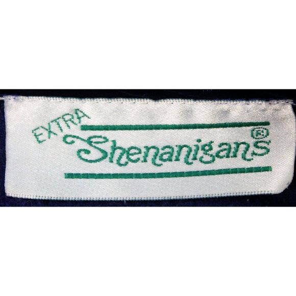 Extra Shenanigans Blue Embossed Velvet Rose Blouse Women's 3X Holiday Party - Picture 7 of 9